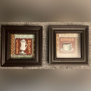 2 Shadow Boxes ( Cafee Mocha & Esprsso) 6.25 X 6.25